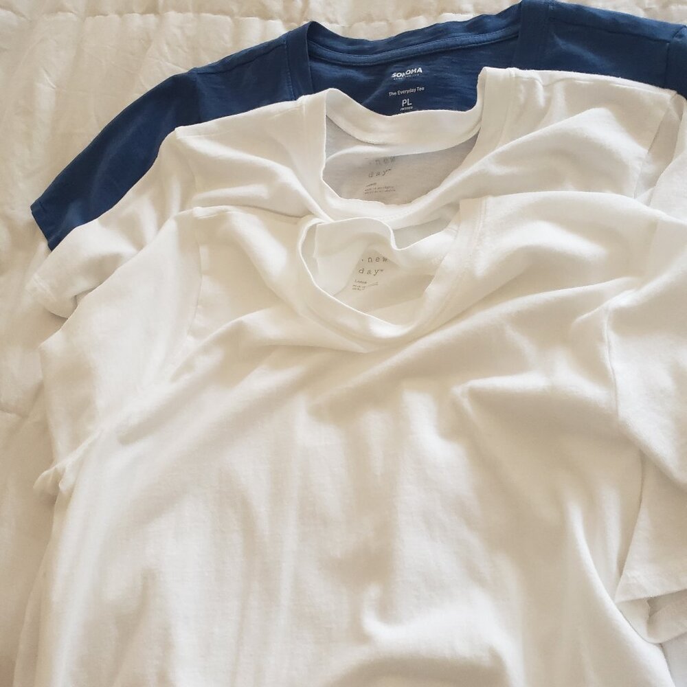 A New Day and The Everyday Tee Cotton Tee T-shirt Bundle Lot of Three